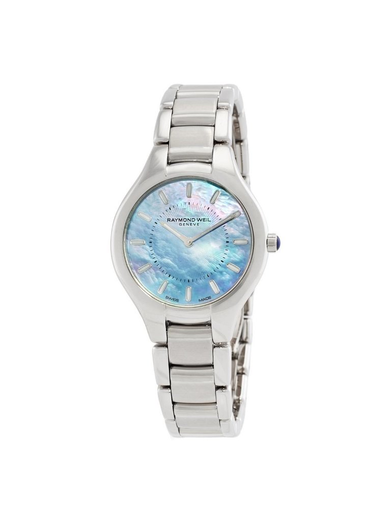 Nwt Raymond Weil Noemia Quartz Blue Mother Of Pearl Dial Ladies Watch